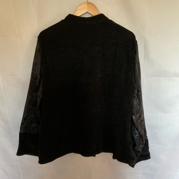 Vintage Flashback Brocade and Chenille Embroidered Button Down Jacket - Picture 5 of 5